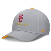 USC Trojans Nike Gray SC Interlock Los Angeles Structured Adjustable Hat